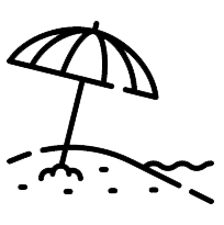 Plajă nisip-pietriș